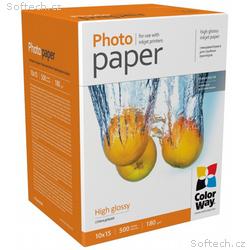 COLORWAY fotopapír, high glossy 180g, m2, 10x15, 5