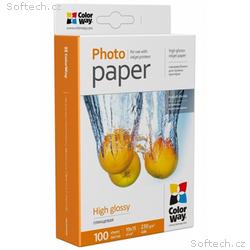 COLORWAY fotopapír, high glossy 230g, m2, 10x15, 1