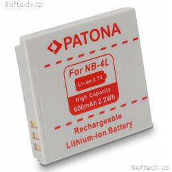 PATONA baterie pro foto Canon NB-4L 600mAh