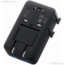Anker Nano cestovní adaptér, 5v1, 20W, 2x USB-C, 2