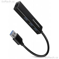 AXAGON hub USB-A, HMA-GL3A, USB 3.2 Gen1, 3x USB-A
