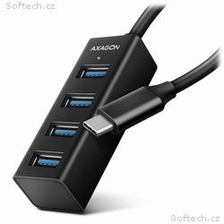 AXAGON MINI hub USB-C, HUE-M1C, USB 3.2 Gen1, 4x U