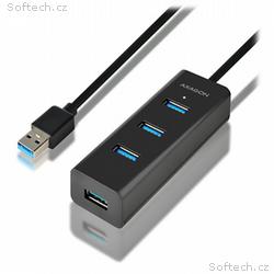 AXAGON hub USB-A, HUE-S2B, USB 3.2 Gen1, 4x USB-A,