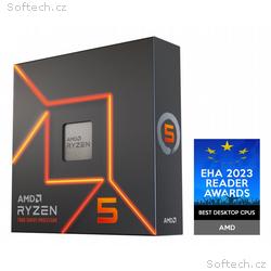 AMD Ryzen 5 7600X, LGA AM5, max. 5,3GHz, 6C, 12T, 