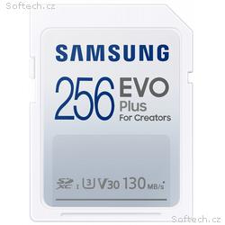 SAMSUNG EVO Plus SDXC 256GB, CL10 UHS-I U3, V30