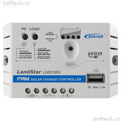 EPEVER LS0512EU solární PWM regulátor 12V, 5A, vst