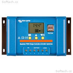 Victron BlueSolar-LCD&USB 30A PWM solární reguláto