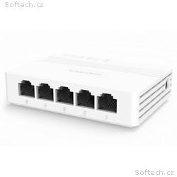 HIKVISION switch DS-3E0505D-E, 5x port, 10, 100 Mb