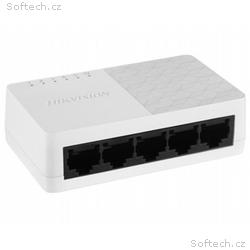 HIKVISION switch DS-3E0105D-O, 5x port, 10, 100 Mb