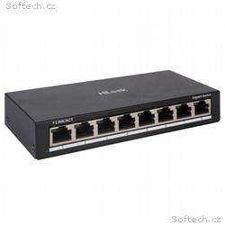 HiLook Powered by HIKVISION switch NS-0508, 8x por
