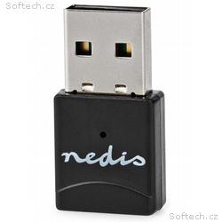 NEDIS Wi-Fi dongle, AC600, 2.4, 5 GHz (Dual Band),