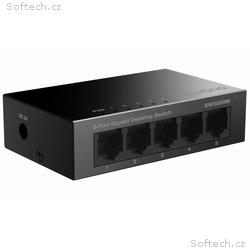 STRONG switch SW5000M, 5x port Gigabit RJ45, 10, 1