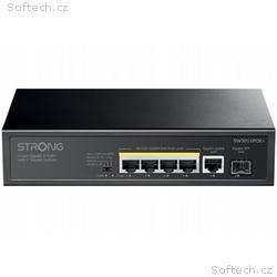 STRONG switch SW5011POE+, 4x port Gigabit POE+, 1x