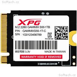 ADATA GAMMIX S55 1TB SSD, Interní, PCIe Gen4x4 M.2