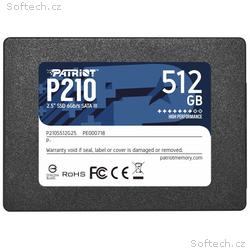 PATRIOT P210 512GB SSD, 2,5", Interní, SATA 6GB, s