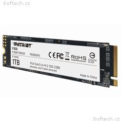 PATRIOT P300 1TB SSD, Interní, M.2 PCIe Gen3 x4 NV