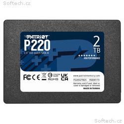 PATRIOT P220, 2TB, SSD, 2.5", SATA, 3R