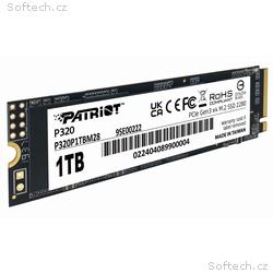 PATRIOT P320, 1TB, SSD, M.2 NVMe, 5R