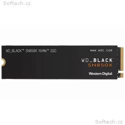 WD SSD Black SN850X 1TB, WDS100T2X0E, NVMe M.2 PCI