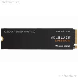 WD SSD Black SN850X 2TB, WDS200T2X0E, NVMe M.2 PCI