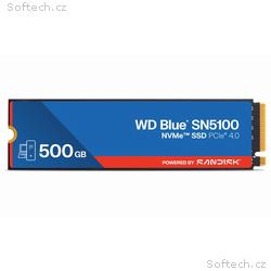 WD Blue SN5100 500GB SSD Powered by SANDISK, NVMe 