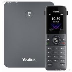 Yealink W73P, IP DECT báze+ručka, PoE, 1,8" barevn