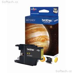 BROTHER inkoustová náplň LC-1240Y, Žlutá, 600 stra
