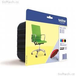 BROTHER inkoustový multipack LC-229XLVALBP, černá 