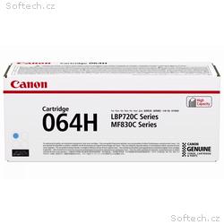 Canon originální toner CRG-064 H C, cyan, 10400str