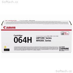 Canon originální toner CRG-064 H Y, yellow, 10400s