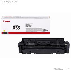 Canon originální toner CRG-055Y (žlutý, 2100str.) 