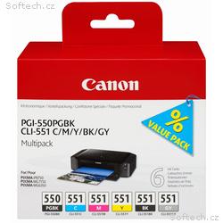 Canon cartridge multipack PGI-550 + CLI-551 (CMYBk