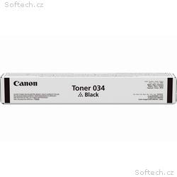 Canon originální toner 034 BK iR-C1225, C1225iF, Č