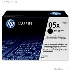HP tisková kazeta černá velká, CE505X originál