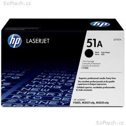 HP černý toner, Q7551A, LJ P3005, M3035 6500 str. 