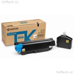 Kyocera toner TK-5270C, 6 000 A4, azurový, pro P62