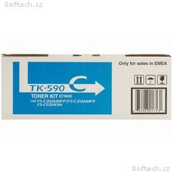 Kyocera toner TK-590C, FS-C2026MFP, C2126MFP, 5 00