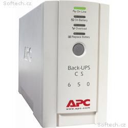 APC Back-UPS CS 650VA (400W), 230V, USB, RS232, 4x