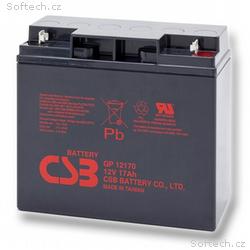 CSB Pb záložní akumulátor VRLA AGM 12V, 17Ah (GP12