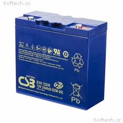 CSB Pb záložní akumulátor VRLA AGM 12V, 24Ah 6-DZM