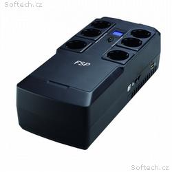 FSP UPS NanoFit 800, USB, dotykový displej, 800VA,