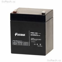 FUKAWA olověná baterie FW 5-12 U do UPS APC, AEG, 