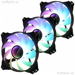 Zalman sada 3 ks ventilátorů ZM-IF120, 120mm, ARGB