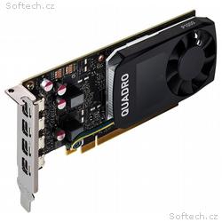 PNY Quadro P1000 V2 DP, 4GB GDDR5, PCI-E, 4x miniD