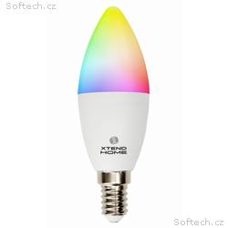 Xtend Home smart LED žárovka, E14, RGB+W, 4.8W, 45