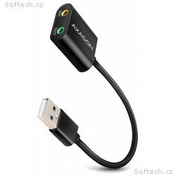 AXAGON zvuková karta USB, ADA-12, USB 2.0, kabel 1