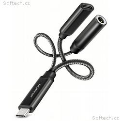 AXAGON ADA-HCPD, USB-C na 3.5mm jack - Hi-Res DAC 