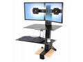 ERGOTRON WorkFit-S, Dual Sit-Stand, nastavitelný s