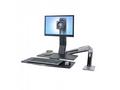 Ergotron WorkFit-A Single LD Workstation With Work