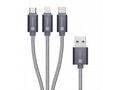 CONNECT IT Wirez 3in1 USB-C & Micro USB & Lightnin